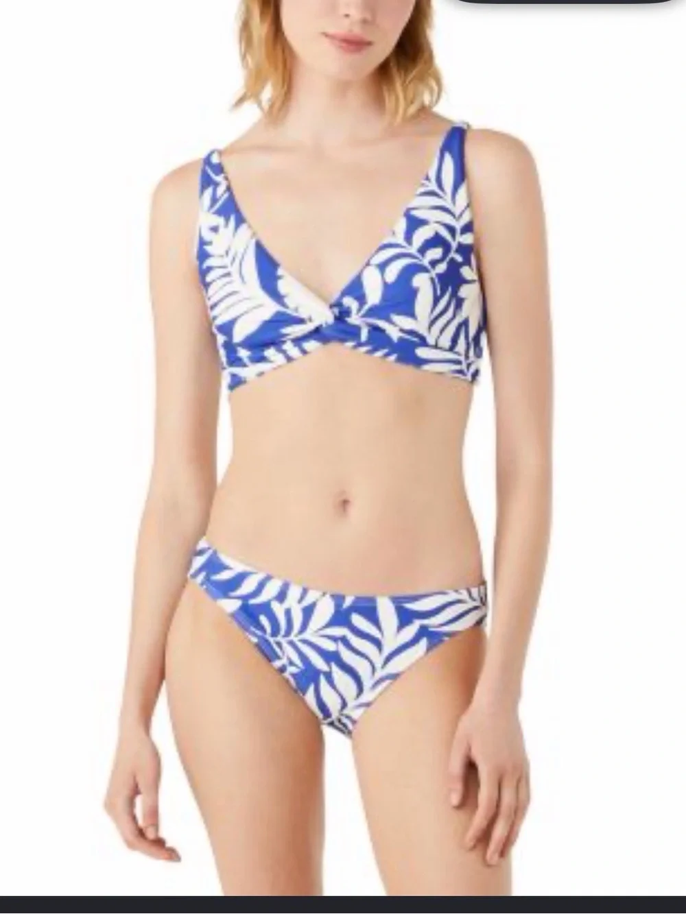 kate spade Blue and White Floral Bikini Set
